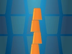 Mäng Cups Tower Builder