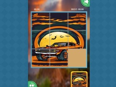 Mäng Monster Truck Sliding Puzzles