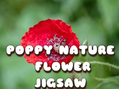 Mäng Poppy Nature Flower Jigsaw