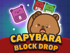 Mäng Capybara Block Drop