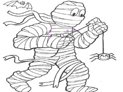 Mäng Mummy Coloring Book