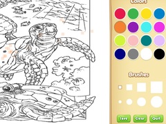Mäng Sea Animal Coloring Book