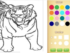 Mäng Tiger Coloring Book