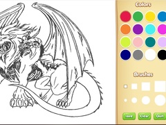 Mäng Dragon Chimera Coloring Book