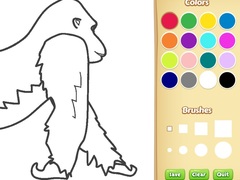 Mäng Gorilla Coloring Book for Kids