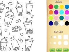 Mäng Cute Boba Coloring Book for Kids