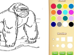 Mäng Zoo Animals Coloring Book for Kids