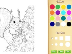 Mäng Christmas Animal Coloring Book for Kids