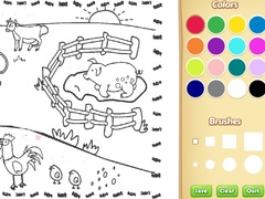 Mäng Farming Coloring Book For Kids