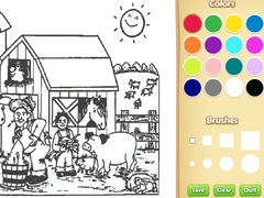 Mäng Farm Coloring Book For Kids