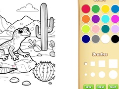 Mäng Desert Animals Coloring Book for Kids