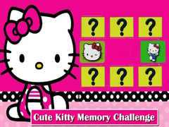 Mäng Cute Kitty Memory Challenge