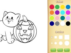 Mäng Halloween Coloring Book