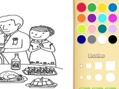 Mäng Wedding Coloring Book for Kids