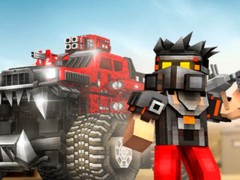 Mäng Blocky Cars: Car Battle