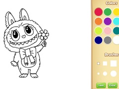 Mäng Labubu Doll Coloring Book for Kids