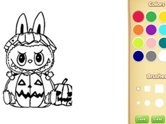Mäng Halloween Labubu Coloring & Drawing Game