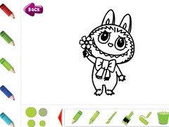 Mäng Labubu Coloring Pages