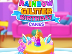Mäng Rainbow Glitter Birthday Cakes