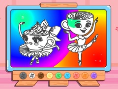 Mäng Coloring Book: Ballerina Cappuccin