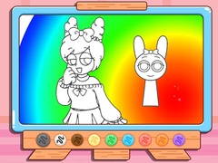 Mäng Coloring Book: Pinki Sprunki Makeover