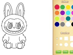 Mäng Labubu Coloring Book