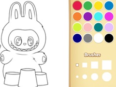 Mäng Easy Labubu Coloring Book
