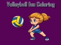 Mäng Volleyball Fun Coloring