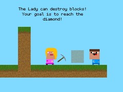 Mäng Lady And Nubik Build And Dig