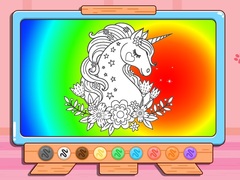 Mäng Coloring Book: Glitter Unicorn