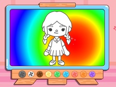Mäng Coloring Book: Toca Boca Girl