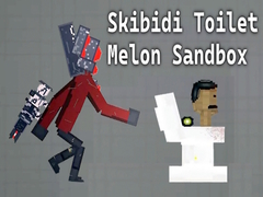 Mäng Skibidi Toilet Melon Sandbox