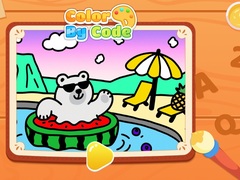 Mäng Color By Code: Polar Bear