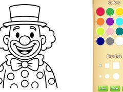 Mäng Clown Coloring Book