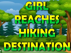 Mäng Girl Reaches Hiking Destination