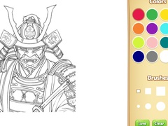 Mäng Samurai Coloring Book