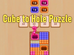 Mäng Cube to Hole Puzzle