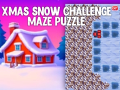 Mäng Xmas Snow Challenge Maze Puzzle