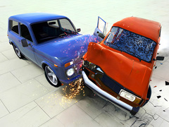 Mäng Beam Drive Car Crash Test Simulator