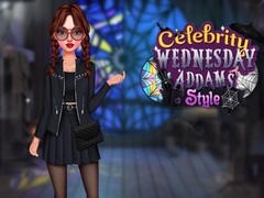 Mäng Celebrity Wednesday Addams Style