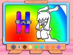 Mäng Coloring Book: Alphabet Lore H