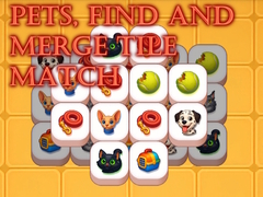 Mäng Pets, Find and Merge Tile Match