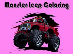 Mäng Monster Jeep Coloring