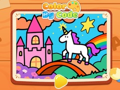 Mäng Color By Code: Rainbow Unicorn
