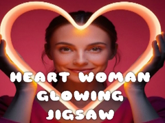 Mäng Heart Woman Glowing Jigsaw