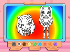 Mäng Coloring Book: Mira Kpop Demon Hunters