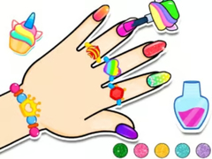 Mäng Coloring Book: Nail Art & Bracelet Diy