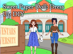 Mäng Sweet Paper Doll: Dress Up DIY