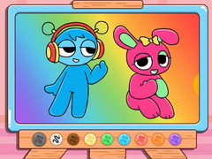 Mäng Coloring Book: Sprunki Pinki & Oren
