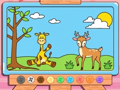 Mäng Coloring Book: Giraffe And Deer